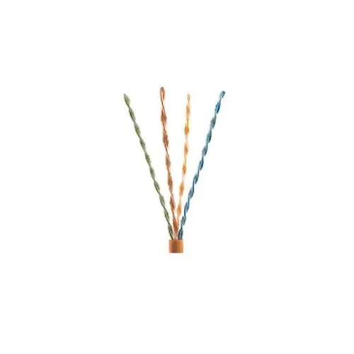 PureNet U6550-004-PYL3 CAT6 Plus Plenum Cable, 23/4 Solid Copper, Unshielded, CMP, 550MHZ, UL 444, NFPA 262, 1000' (304.8m), Reel in Box, Yellow