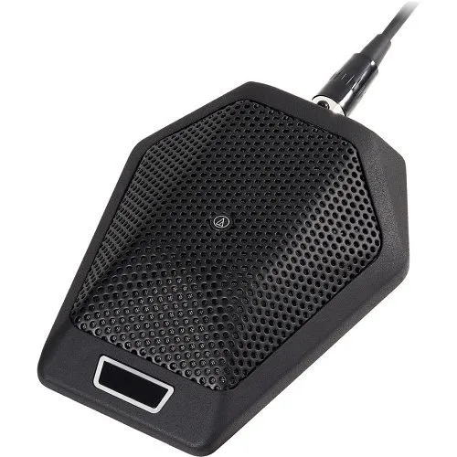 Audio-Technica U891RB Touch-Sensitive Condenser Boundary Microphone with Switch for Surface-Mount Applications