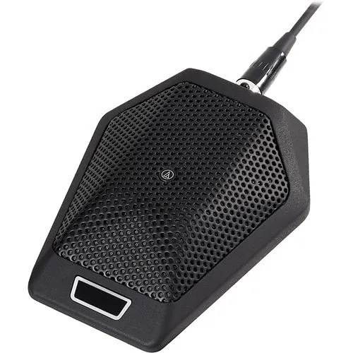 Audio-Technica U891RCb Cardioid Condenser Boundary Microphone with Local or Remote Switching