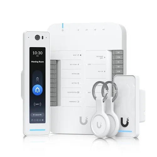 Ubiquiti UA-G3-SK-PRO G3 Starter Kit Pro with Door Hub, G3 Reader Pro, G3 Reader, and Pocket Keyfobs for Advanced UniFi Access Control