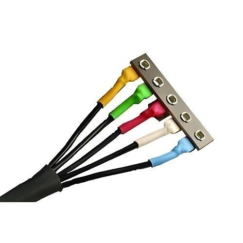 Alpha Wire F2211/2 BK007 Heat Shrink Tubing, Flexible 0.500" 2 to 1 Black 50.0'