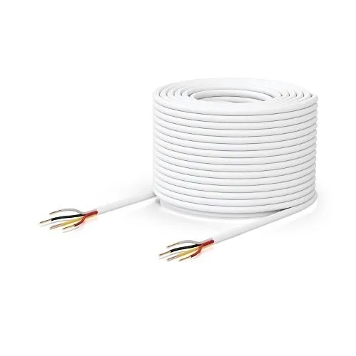 Ubiquiti UACC-CABLE-DOORLOCKRELAY-2P 18/2 UniFi Access Relay Cable, 500', White