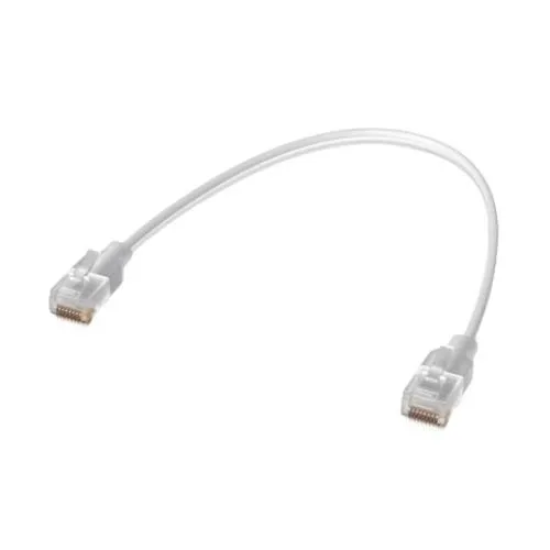 Ubiquiti UACC-CABLE-PATCH-EL-0.15M-W-24 UniFi Etherlighting Patch Cable, 0.5' (0.15m), 24-Pack, White