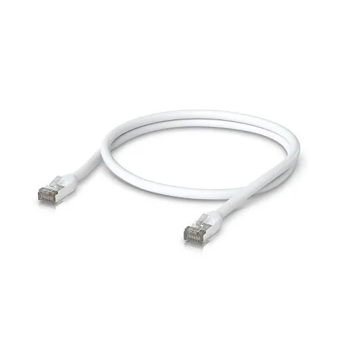 Ubiquiti UACC-CABLE-OUTDOOR-PATCH-1M-W Outdoor Patch Shielded Cable, 1m, White