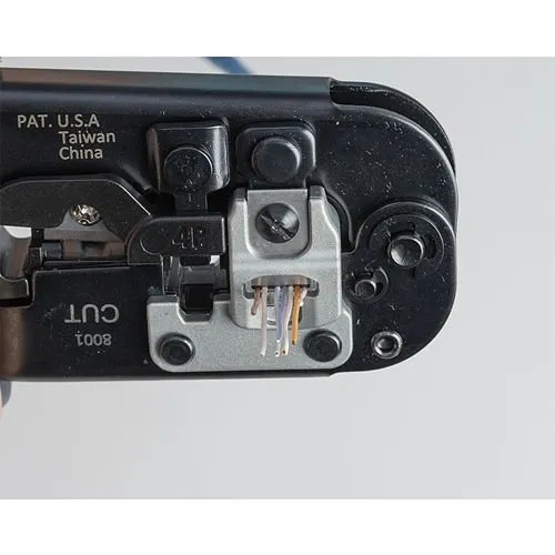 Jonard Tools UC-4569 6-in-1 Crimping Tool, RJ45 Pass-Thru and RJ11/12 Modular