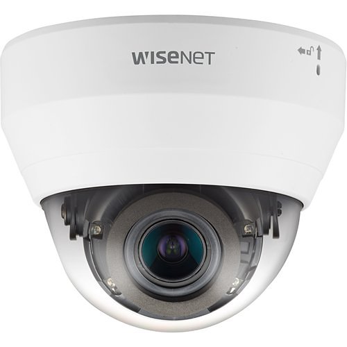 Hanwha QND-6082R Q-Series 2MP IR Vandal Dome Camera, 3.2-10mm Varifocal Lens, White