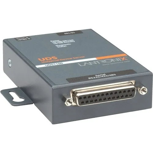 Lantronix UD1100001-01 UDS1100 1-Port Device Server with 110V AC Power Supply