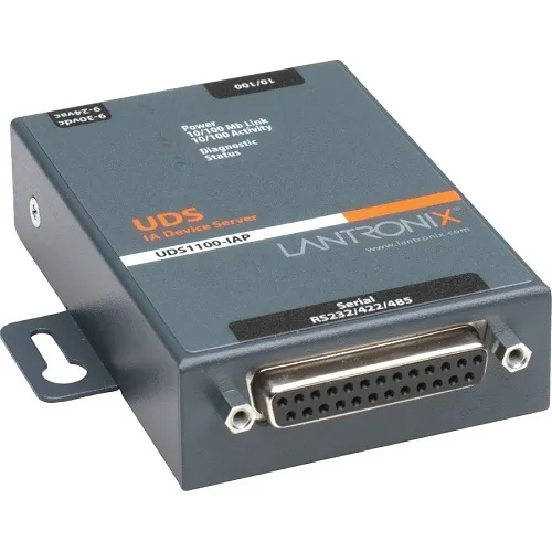 Lantronix UD1100IA2-01 100-240 VAC International Power Supply with Regional Adapters, Includes 500-163 Cable and ACDIN1001-01 Din Rail Mount