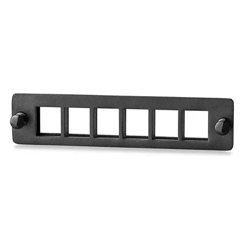 Signamax UFE-B-K6-B 6-Ports Keystone Module Adapter Plate, No Modules