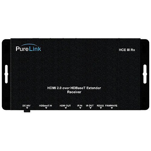 PureLink HCE III TX/RX HDTools Ultra HD HDMI 2.0, 4K60 4:4:4, HDCP 2.2, IR, RS-232, Bi-directional POE over CATx (HDBaseT) Transmitter/Receiver Kit