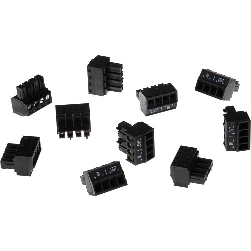 AXIS 5505-291 Connector A 4-Pin 3.81 Straight IN/OUT, 10-Piece