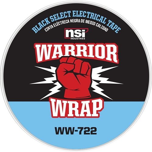 Platinum Tools WW-722-WT WarriorWrap Select 3/4 in x 5 ft. 7 mil Vinyl Electrical Tape, White