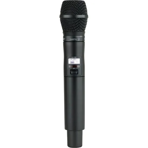Shure ULXD2/SM87=-G50 Digital Handheld Transmitter with SM87 Capsule, Frequency Band Version G50 (470-534 MHz)