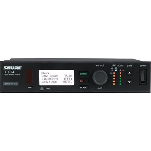Shure ULXD4=-G50 Digital Wireless Receiver, G50 Frequency