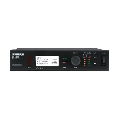 Shure ULXD4=-V50 ULX-D Digital Wireless Receiver, V50 Band