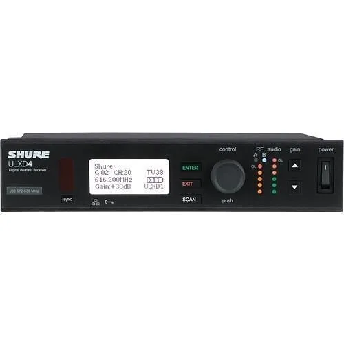 Shure ULXD4GV=-G50 Single Digital Wireless Receiver