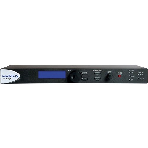 Vaddio 999-8210-000 AV Bridge, Streaming Video and Audio, Black
