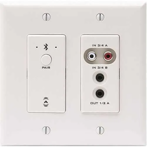 QSC unD6IO-BT Attero Tech Dante AES67 Networked Audio Wall Plate with Bluetooth