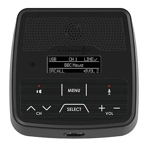 QSC unDNEMO Dante Network Audio Monitor (Attero Tech), Black