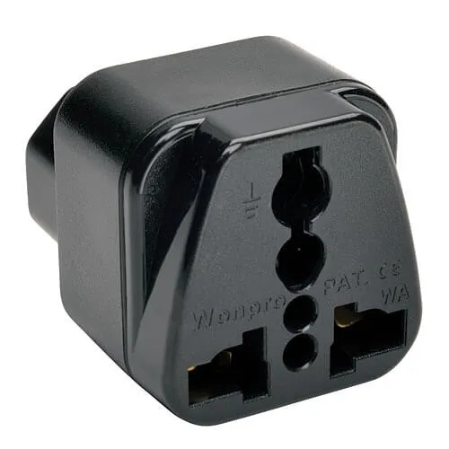 Eaton Tripp Lite UNIPLUGINT Universal Power Plug Adapter for IEC-320-C13 Outlets