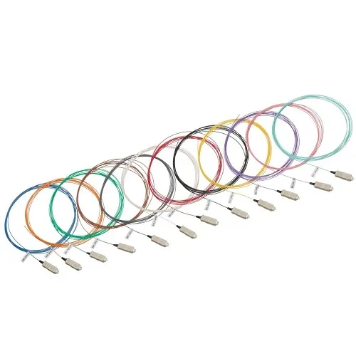 Leviton UPPLC-KIT Economy 12-Fiber Pigtail Kit, Single-Mode UPC Polish OS2, LC, 9.84' (3m)