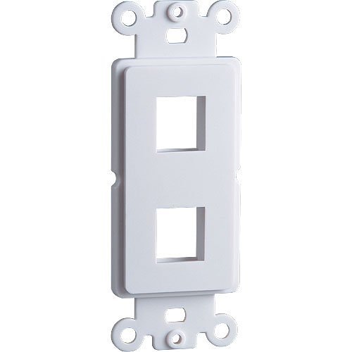 DataComm 20-5142 Decor Plate Insert for Keystone, White