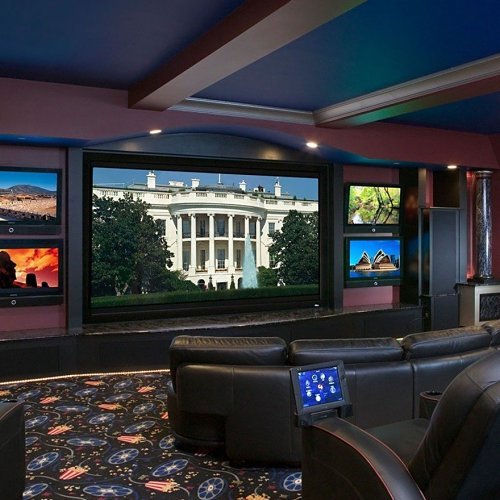 Draper 252133 Clarion 119" Fixed Projection Screen, HDTV, Matt White