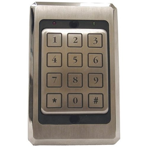 Bosch D8229 Access Keypad, LED Indicators, Stainless Steel