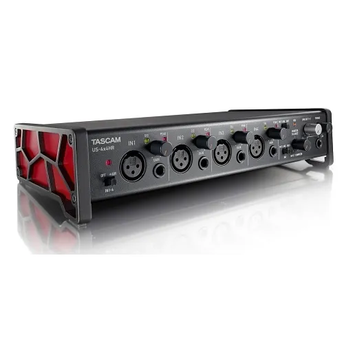 TASCAM US-4X4HR High-Resolution USB Audio/MIDI Interface 4-Inputs, 4-Outputs