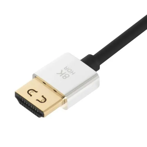 Vanco US8KCP1.5 8K Slim Ultra High Speed Certified HDMI Cable, 1.5' (0.5m)