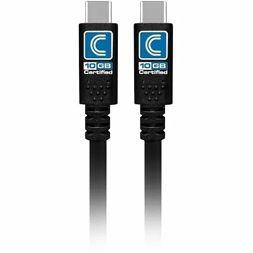Comprehensive USB10G-CC-6PROBLK Pro AV/IT Integrator Series Certified Ultra-Flexible 10G USB-C to Male 4K AV and Data Cable, 6', Black