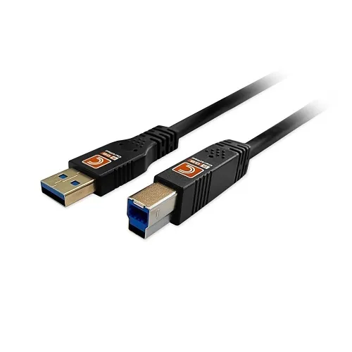 Comprehensive USB5G-AB-6PROBLK Pro AV/IT Integrator Series Certified Ultra-Flexible USB 3.0, 5G USB-A Male to USB-B Male Cable, 6'