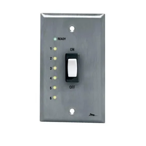 Middle Atlantic USC-SWL Remote Wall Plate Switch with LED Status Indicators