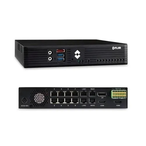 FLIR USS-MR16-POE-04TB FR Meridian 16-Channel NVR, 4TB, Black