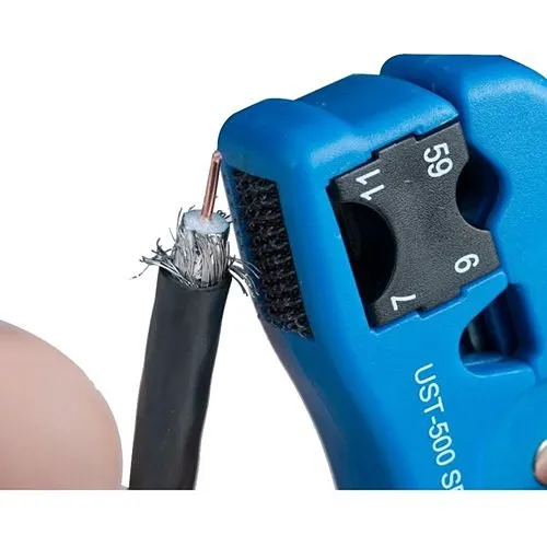 Jonard Tools UST-500 Universal Cable Stripping Tool for COAX, Network, and Telephone Cables