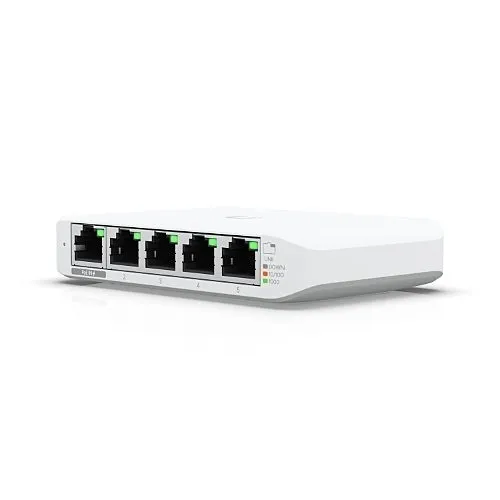 Ubiquiti USW-FLEX-MINI-5 5-Port Flex Mini Layer 2 Switch, 5-Pack, White