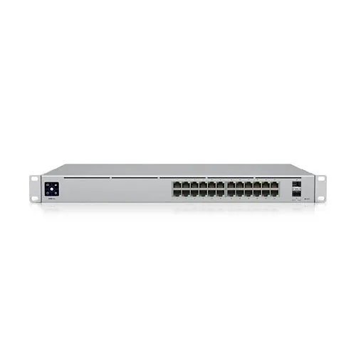 Ubiquiti USW-PRO-24 24-Port Pro 24 Layer 3 Switch, Silver