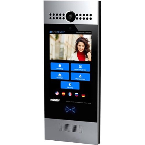 Alpha AT700AS 7" Touchscreen Door Entry Station for Alpha Touch Platform