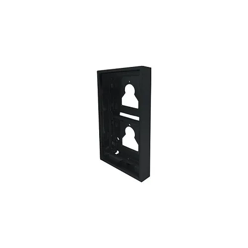 Comelit UT9172B Surface-Mounted Housing, 2 Ultra Modules, 2-Pack, Black