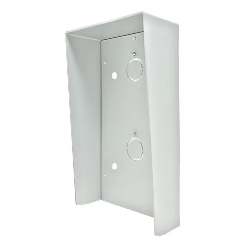Comelit UT9194 Surface-Mount Rain Shield for 4 Ultra Modules, Anodised Aluminium, Grey