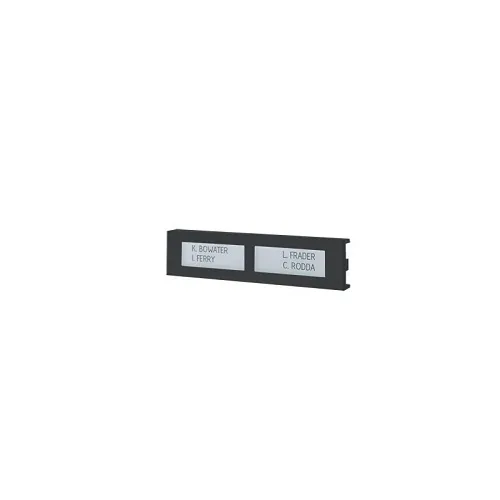 Comelit UT9212MB Ultra Series Dual Metal Button for Entrance Panel, Black