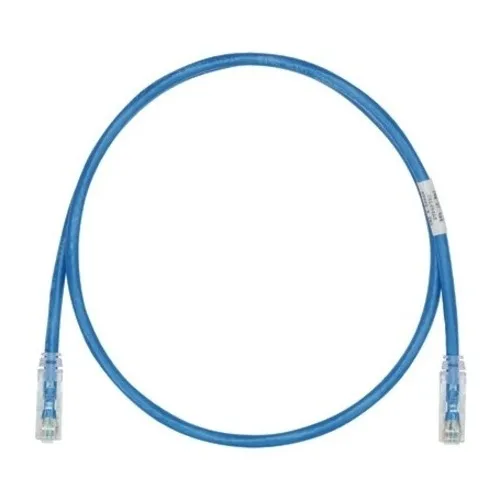 Panduit UTP28SP3BU 28 AWG CAT6 UTP Copper Patch Cord, 3', Blue