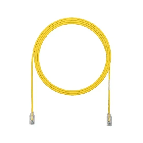 Panduit UTP28SP5YL CAT6 28AWG UTP Copper Patch Cord, LSZH, 5', Yellow