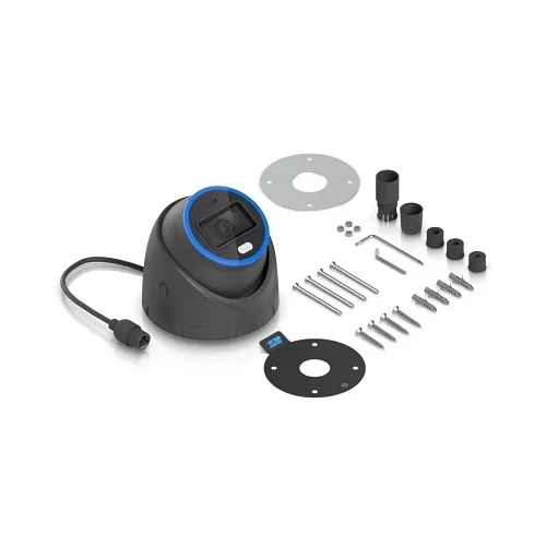 Ubiquiti UVC-AI-TURRET-B All-Weather Vandal-Proof 4K PoE+ Turret Camera, Black