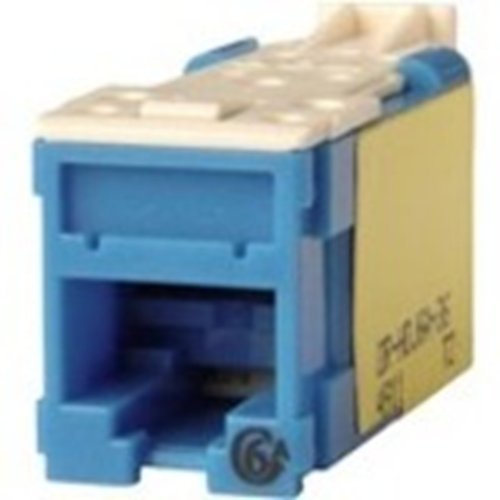 Ortronics HDJ6A-36 Clarity CAT6A High-Density Jack, T568A/B, Blue