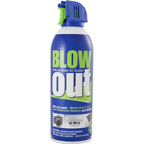 SDi BLOWOUT Multi-Purpose Hand Held Air Duster, 10 oz.