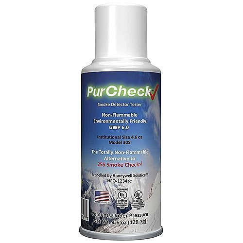 HSI Fire HO-30S PurCheck Non-Flammable Smoke Detector Tester Aerosol Spray
