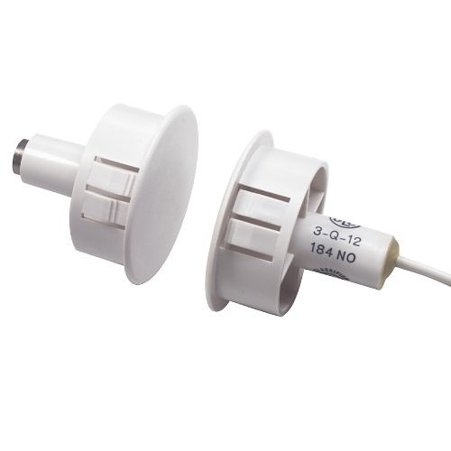 GRI 199-12-B 1" Steel Door Recessed Switch Set, Standard Gap, 5W, 175VDC, 0.25 Amp, DPDT, X 2, Brown