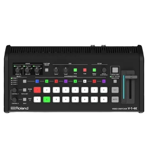 Roland V-1-4K Video Switcher, 4K 60p