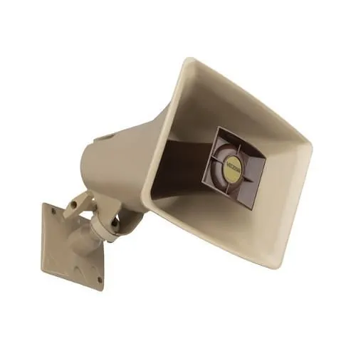Valcom V-1030C One-Way Indoor/Outdoor High-Efficiency Built-in 5W Horn, Beige